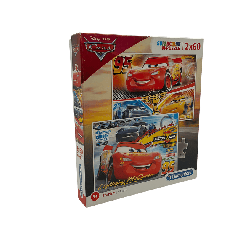 Puzzle 2x60 pièces Cars Disney Pixar - KIDIBAM