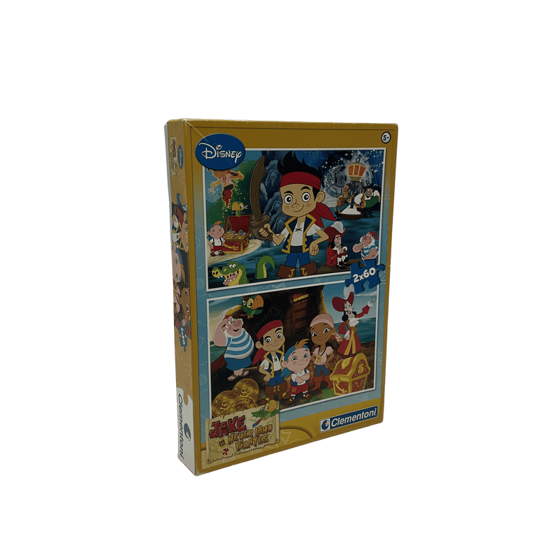 Puzzle 2X60 Pièces Jake et Les Pirates Du Pirates Imaginaires Disney - KIDIBAM