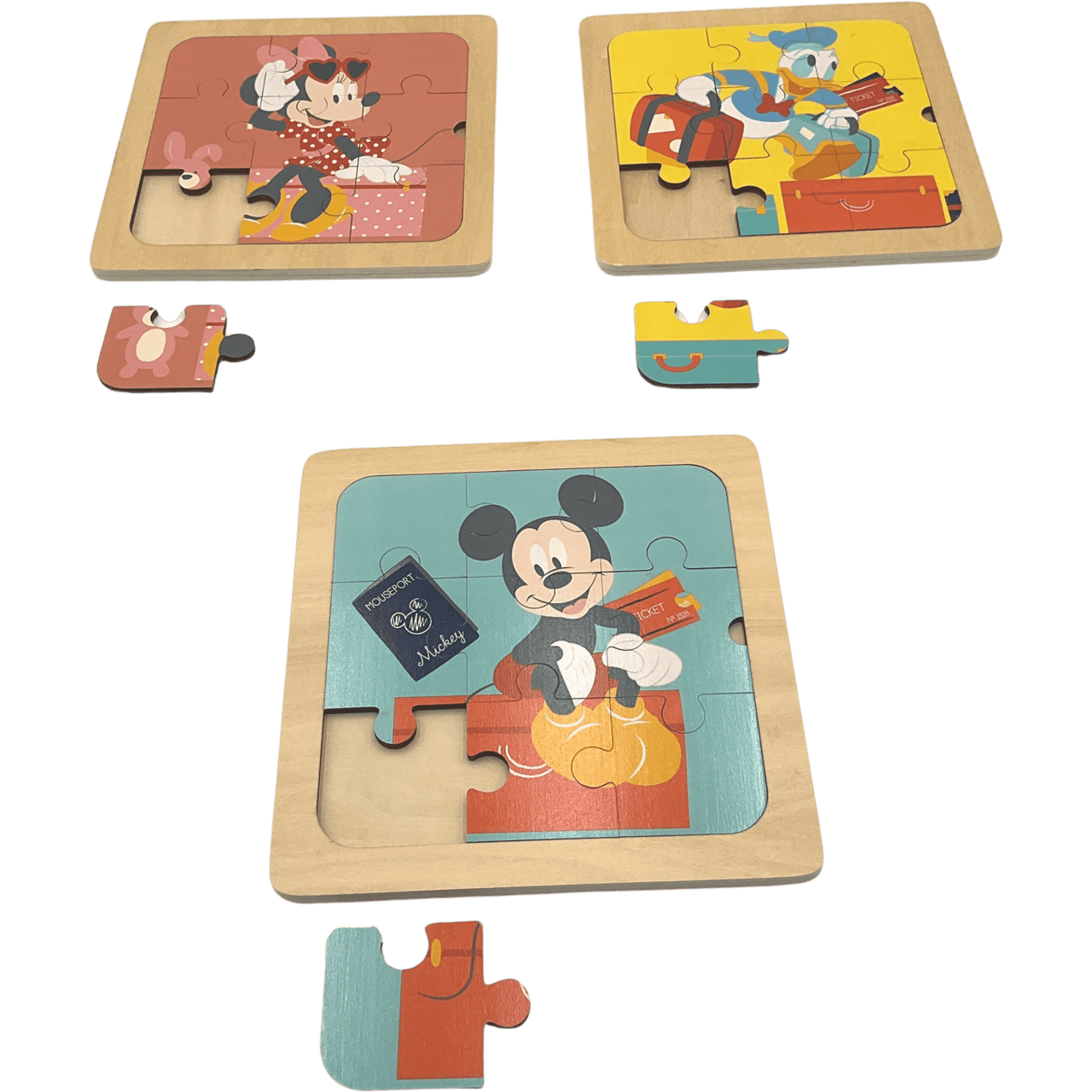 Puzzle 3 en 1 Mickey et Ses Amis - KIDIBAM