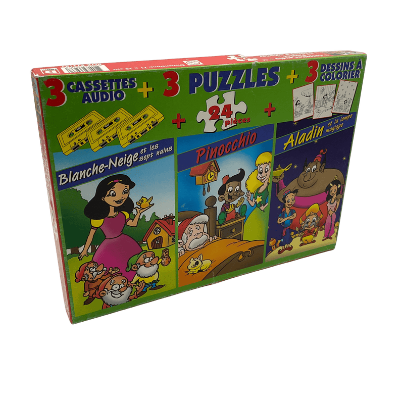 Puzzle 3 x 24 pièces Disney - KIDIBAM