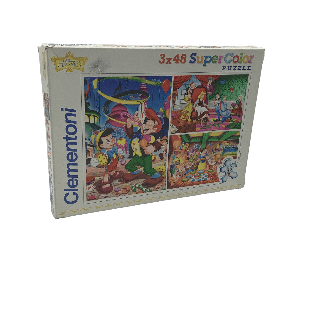 Puzzle 3 x 48 pièces - les classiques de Disney - KIDIBAM