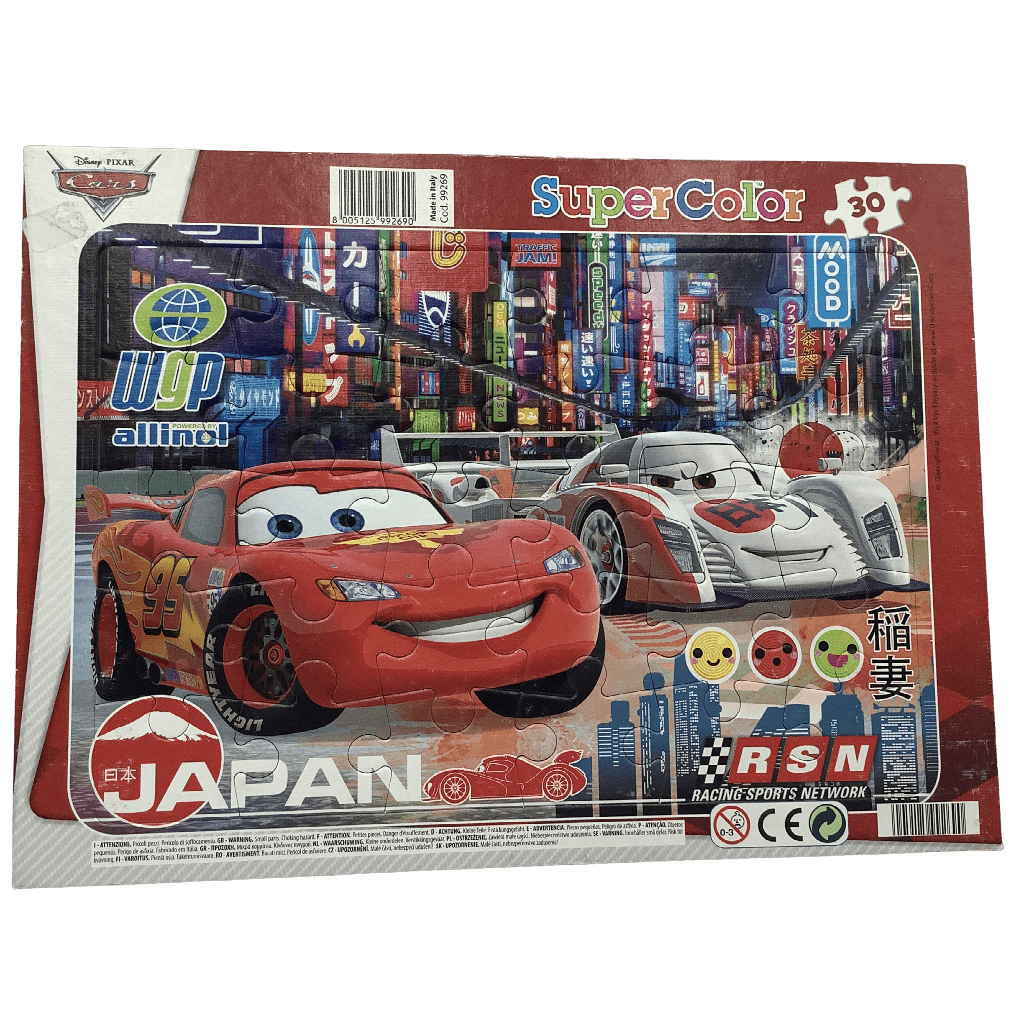 Puzzle 30 pièces Cars à Tokyo - KIDIBAM