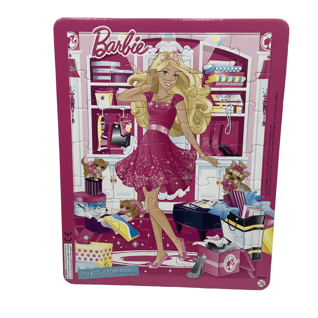 Puzzle 35 pièces Barbie - Ma petite robe rose - KIDIBAM