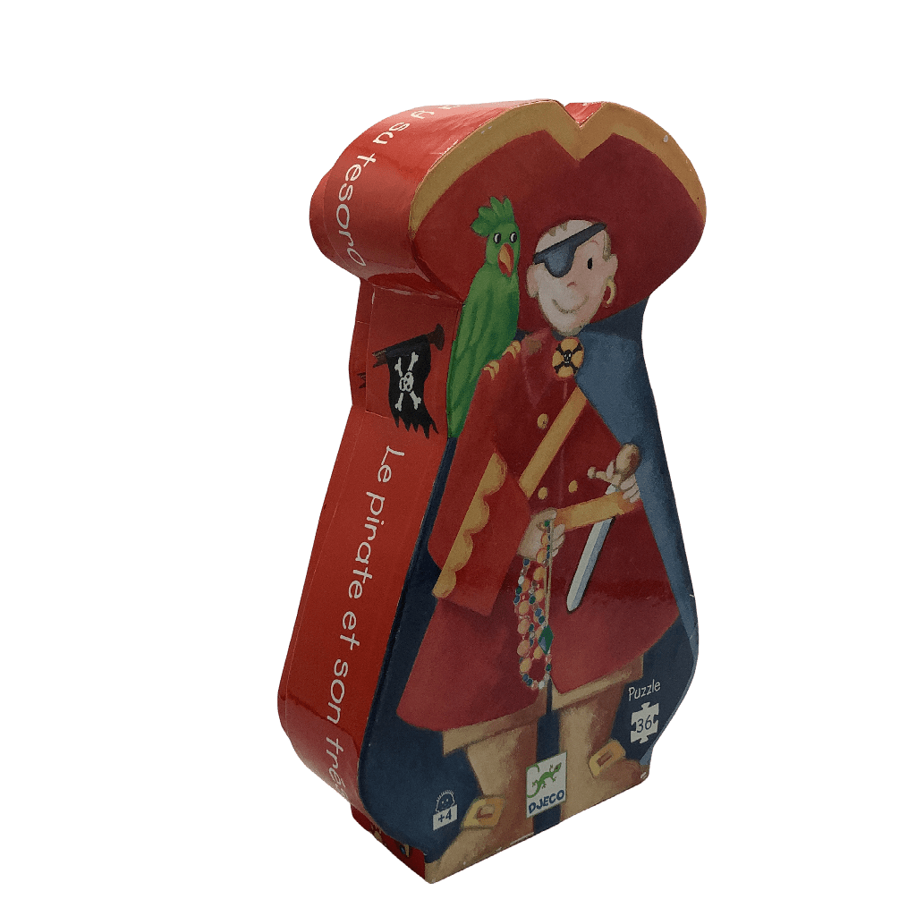 Puzzle 36 pièces - Le pirate et son trésor - KIDIBAM