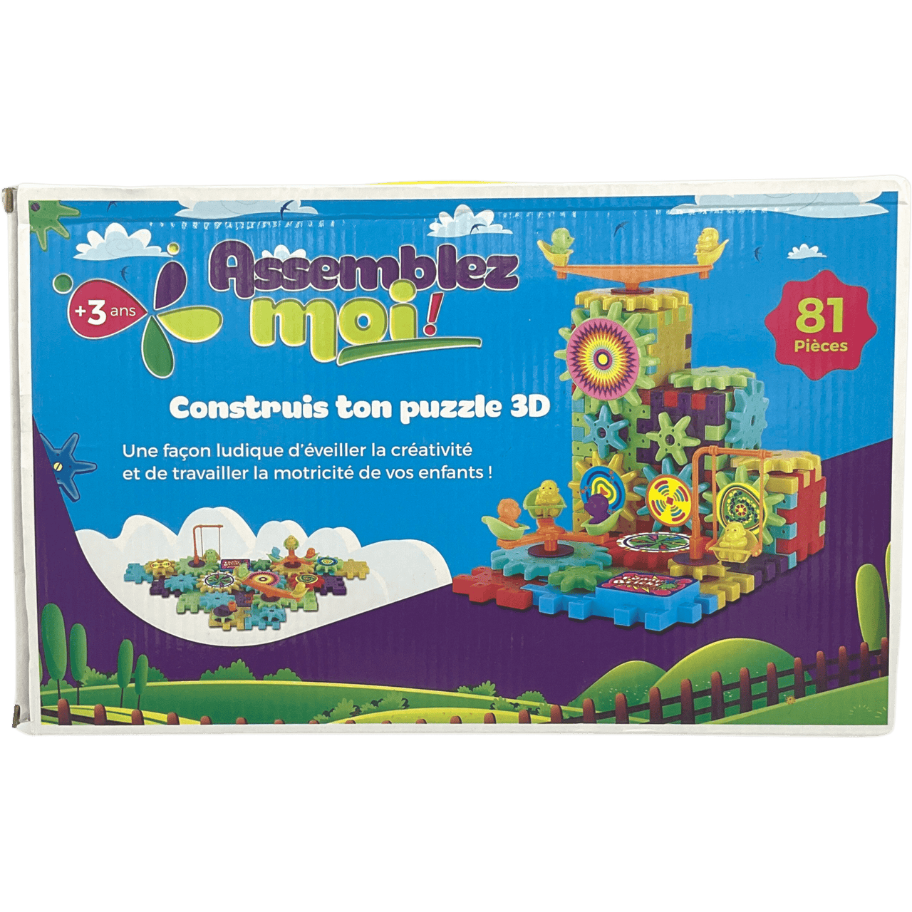 Puzzle 3D électronique Engrenages - KIDIBAM
