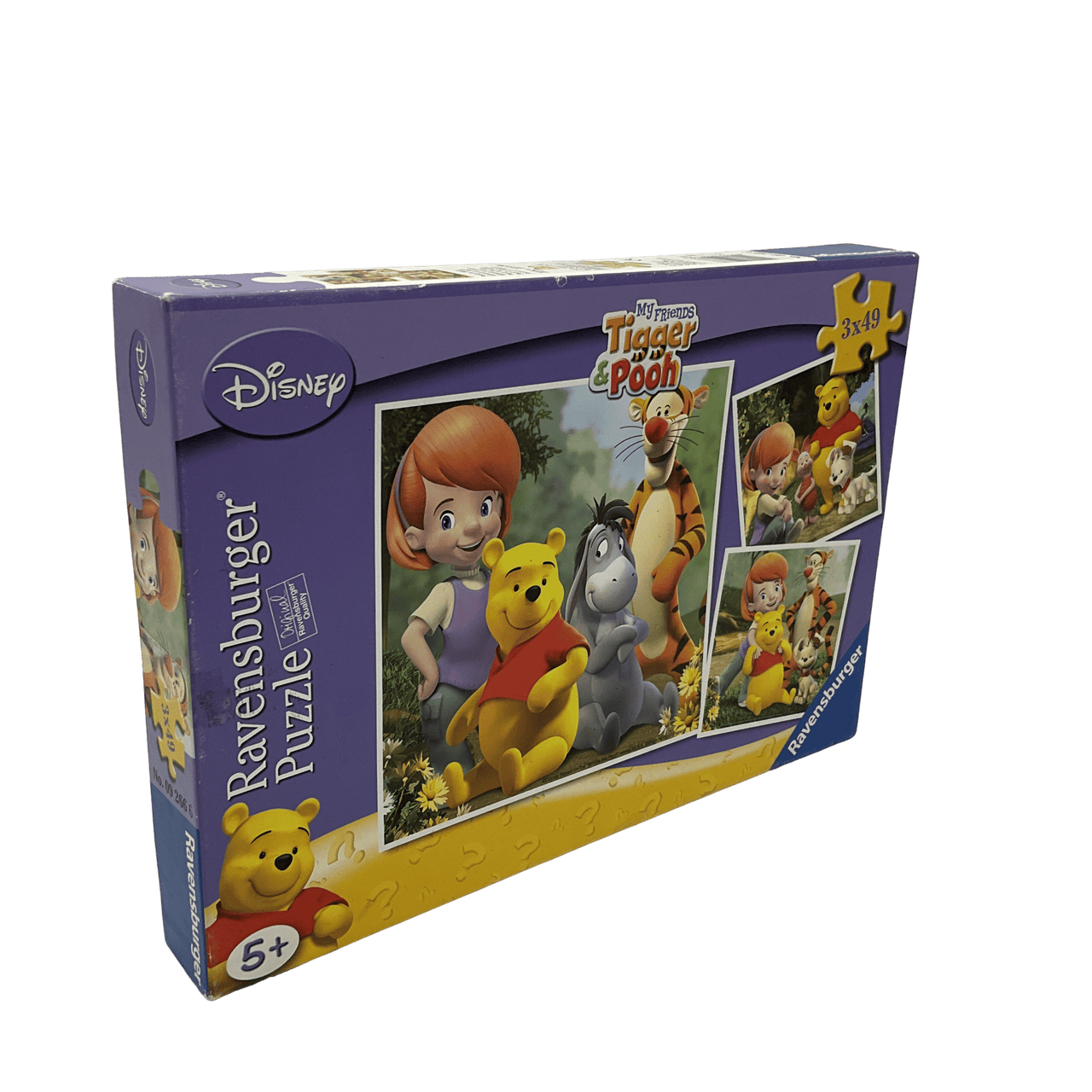 Puzzle 3X49 pièces Winnie l'ourson - KIDIBAM