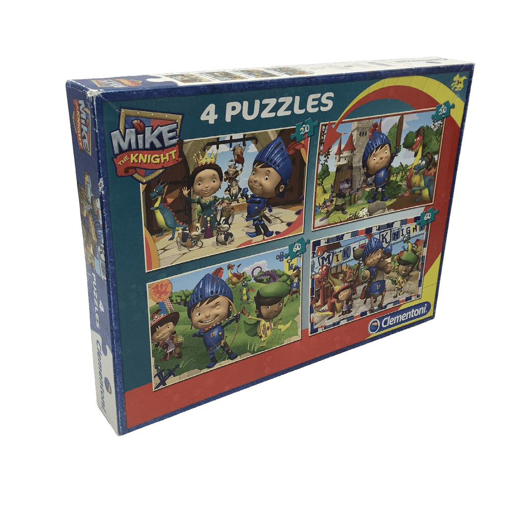 Puzzle 4 en 1 Mike le chevalier - KIDIBAM