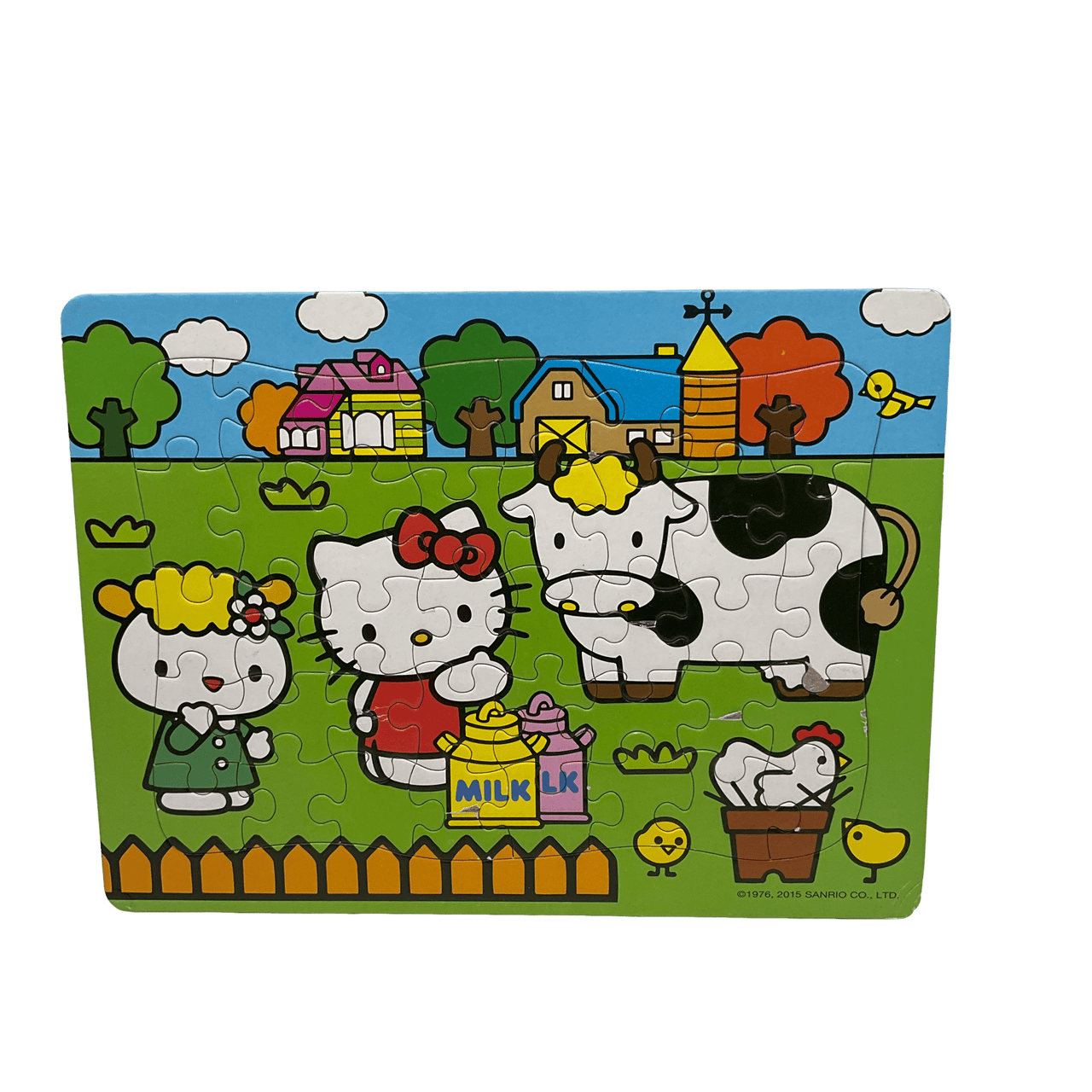 Puzzle 40 pièces Hello Kitty à la ferme - KIDIBAM