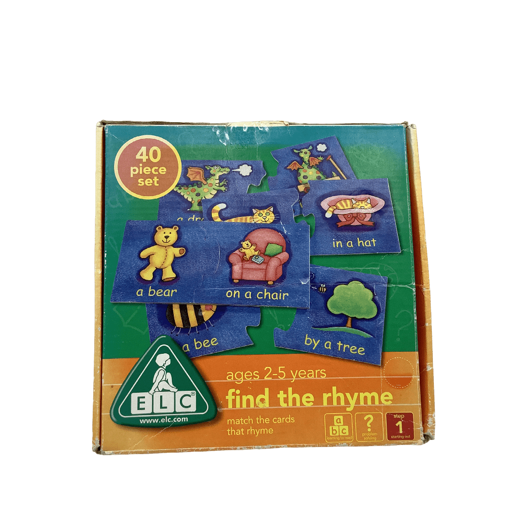 Puzzle 40 pièces Trouve la rime ( en Anglais ) - KIDIBAM