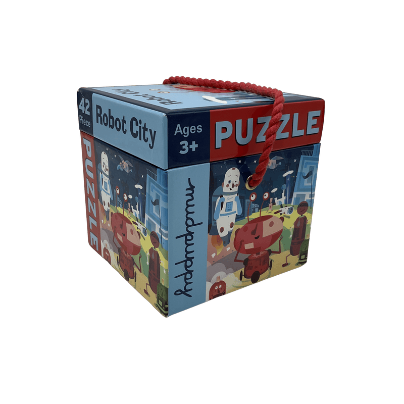 Puzzle 42 pièces Robot City - KIDIBAM