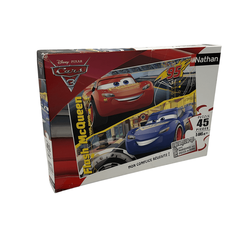 Puzzle 45 pièces Flash McQueen Cars 3 Disney Pixar - KIDIBAM