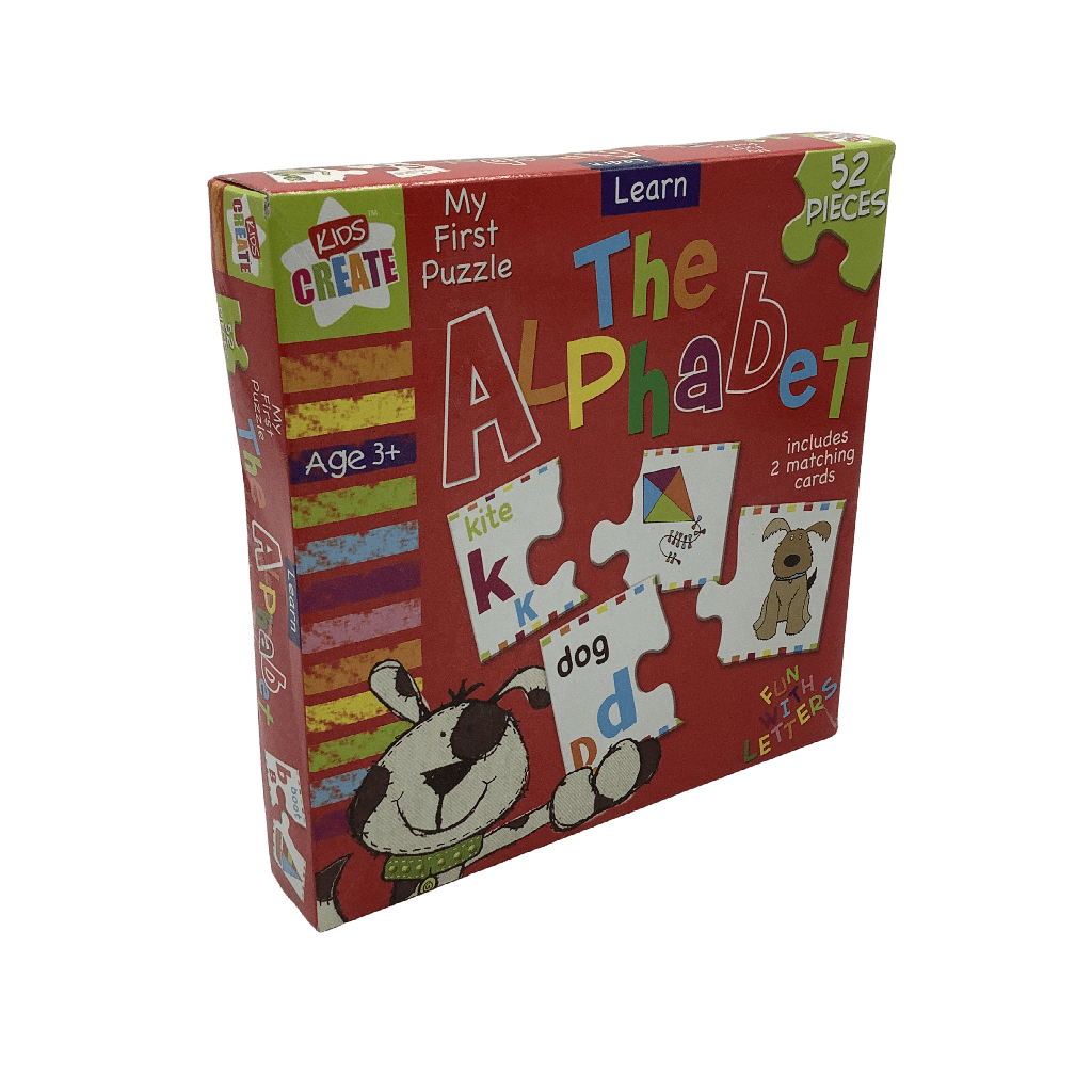 Puzzle 52 pièces The Alphabet (en anglais) - KIDIBAM