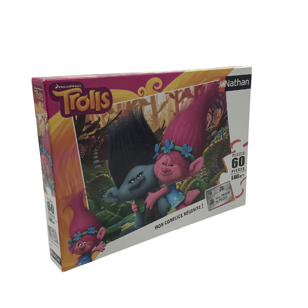Puzzle 60 pièces Trolls - KIDIBAM