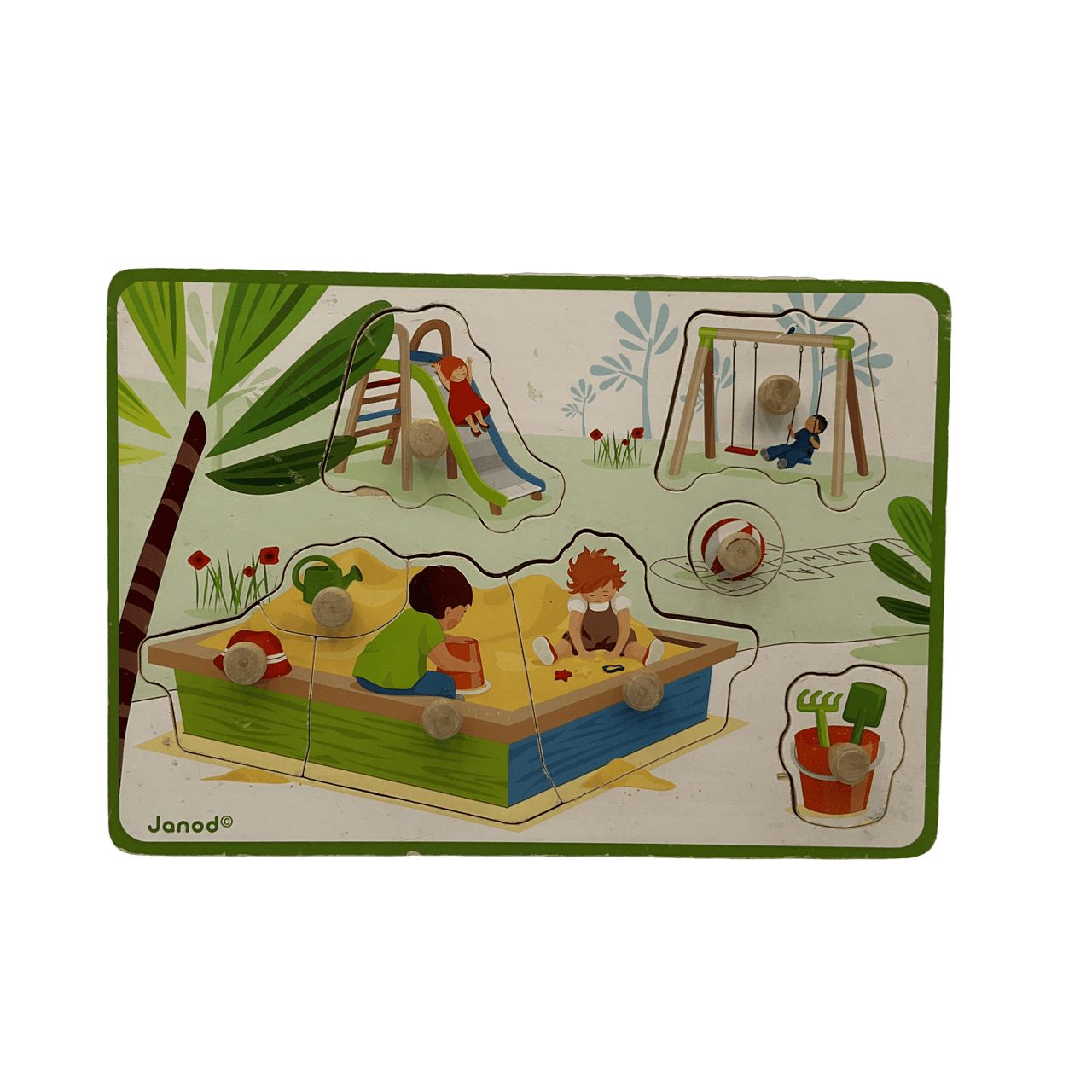 Puzzle 8 Pièces en bois - KIDIBAM