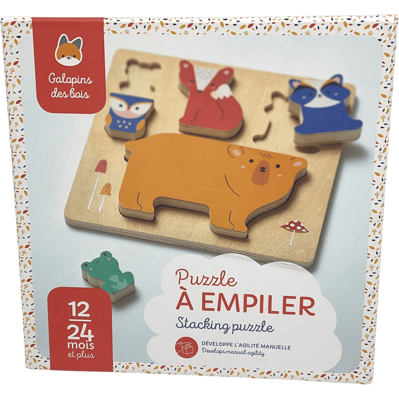 Puzzle à empiler Galopins - KIDIBAM