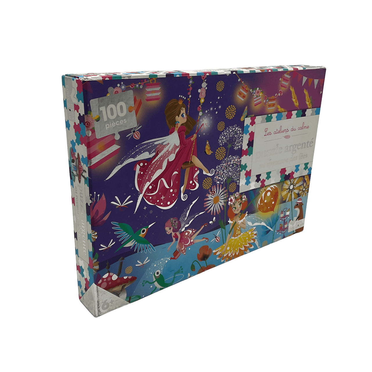 Puzzle argenté 100 pièces Au royaume des fées - KIDIBAM