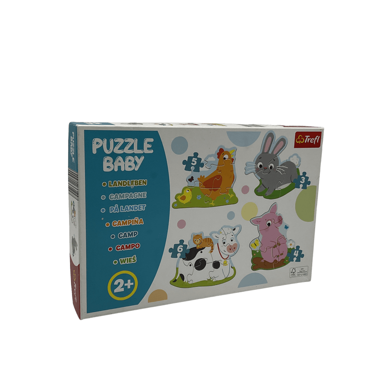 Puzzle Baby 6 5 4 et 3 Pièces La Campagne - KIDIBAM