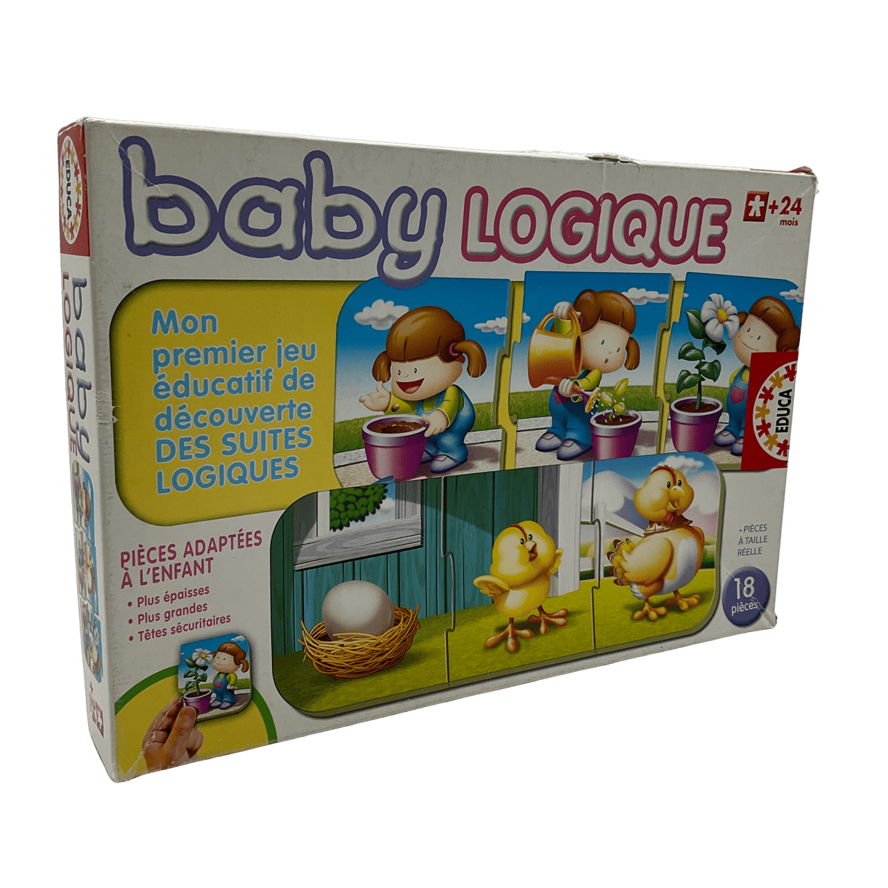 Puzzle Baby Logic 18 pièces - KIDIBAM