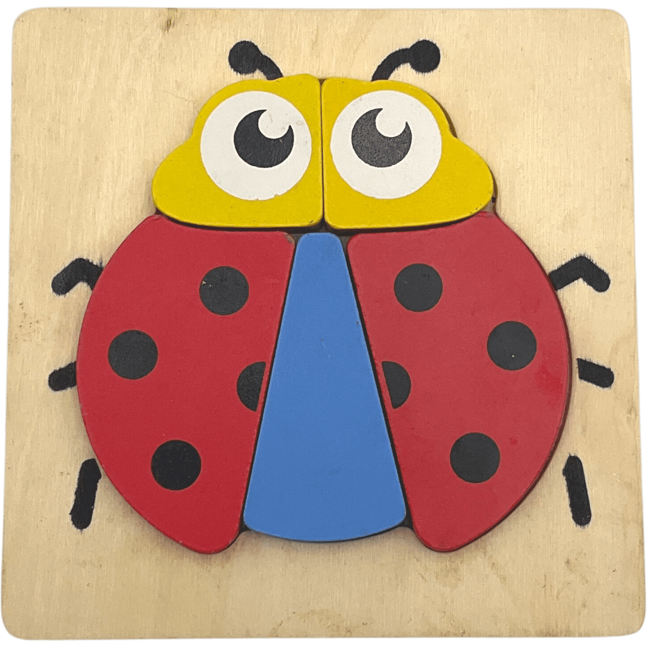 Puzzle Coccinelle 5 Pièces en bois - KIDIBAM