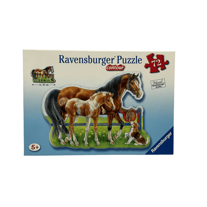 Puzzle Contour Chevaux 72 pieces - KIDIBAM