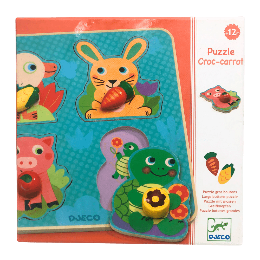 Puzzle croc-carrot - KIDIBAM