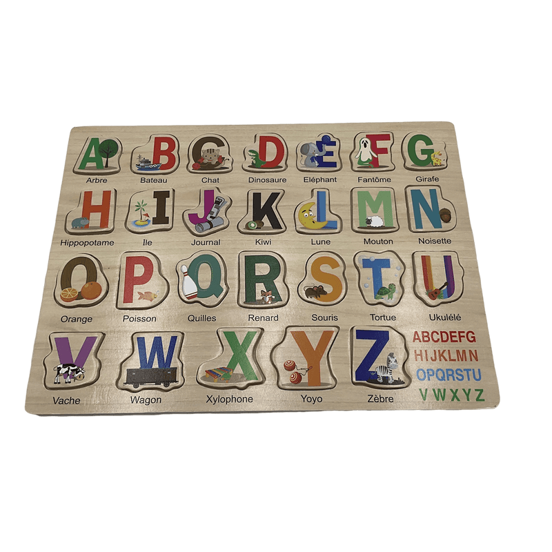 Puzzle d'encastrement alphabet - KIDIBAM