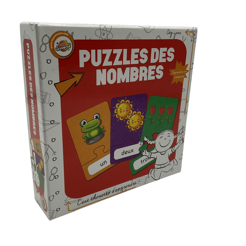 Puzzle des nombres 30x2 pièces - KIDIBAM