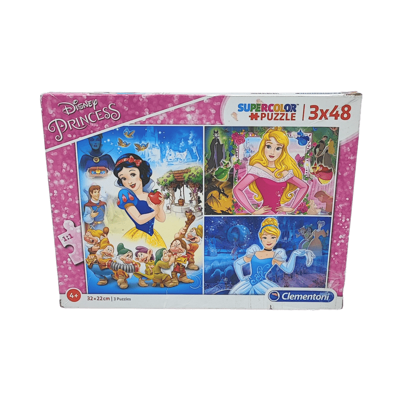 Puzzle Disney Princess 3x48 pièces - KIDIBAM