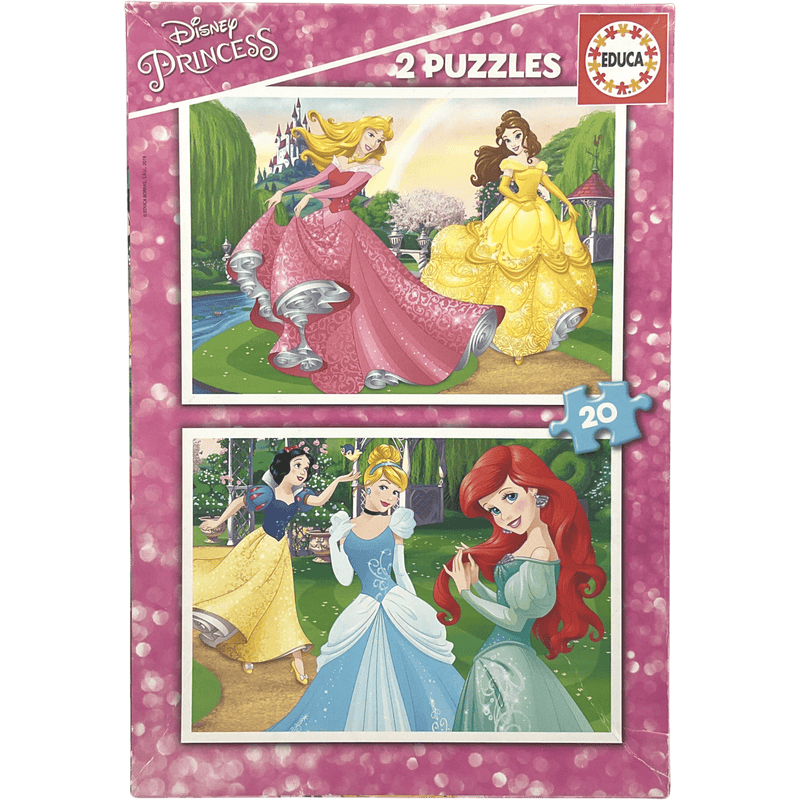 Puzzle Disney Princesse 2x20 Pièces - KIDIBAM