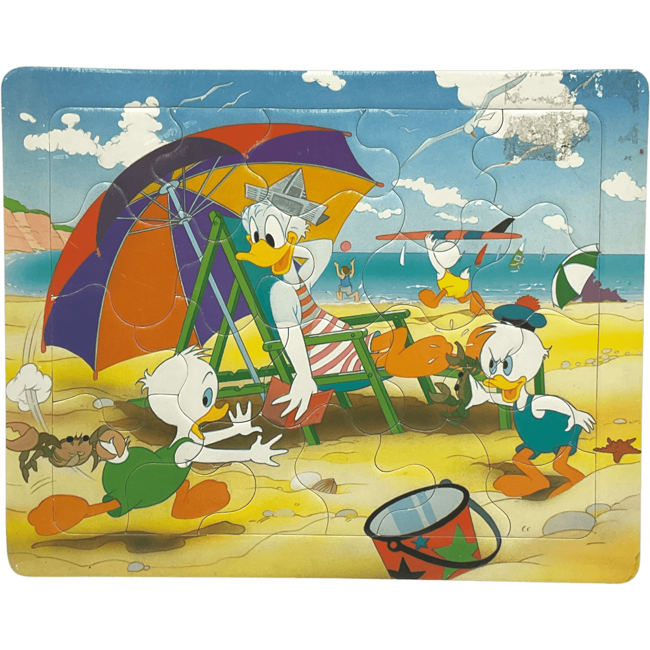 Puzzle Donald à la Plage 22 Pièces - KIDIBAM