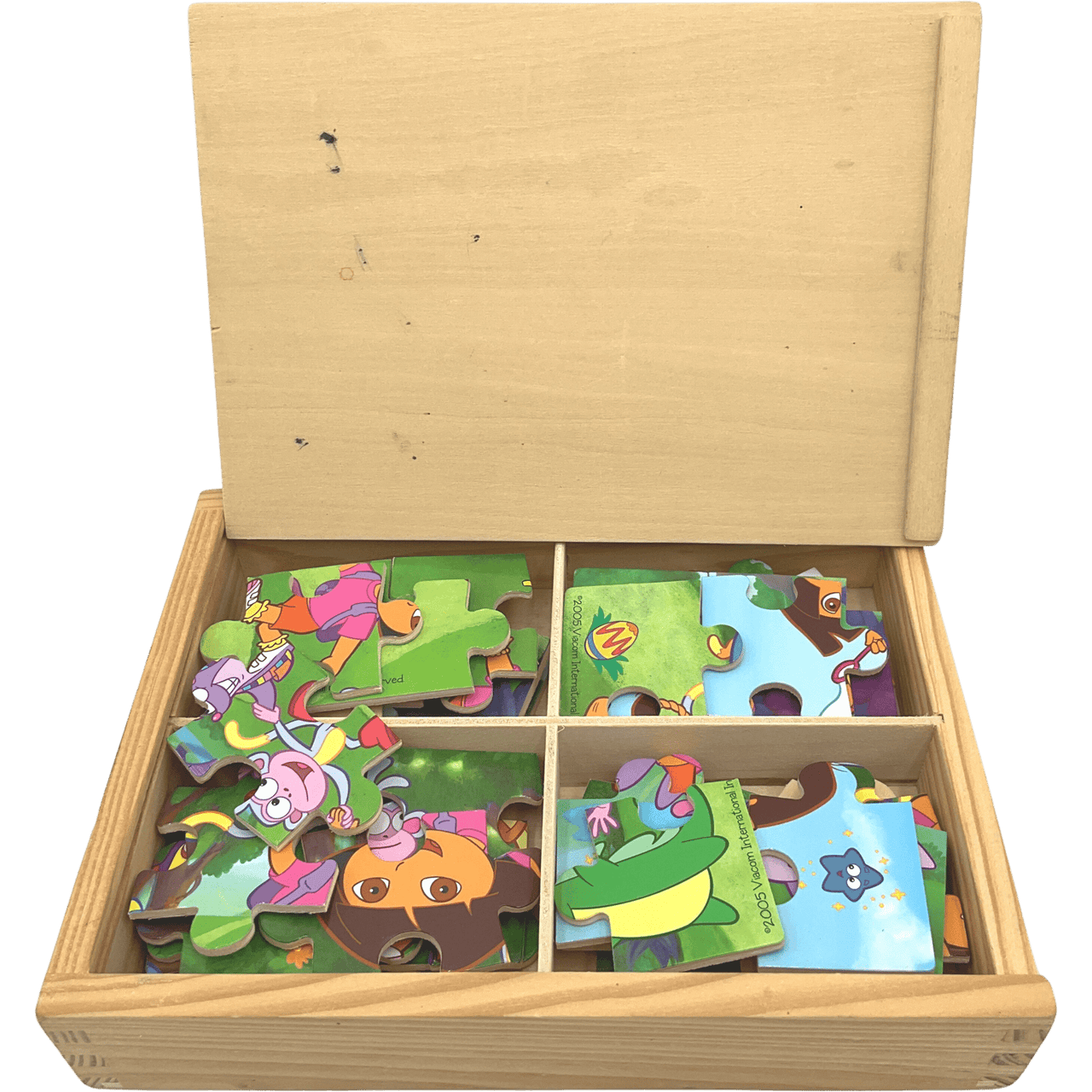 Puzzle Dora L'Exploratrice 4x12 Pièces - KIDIBAM