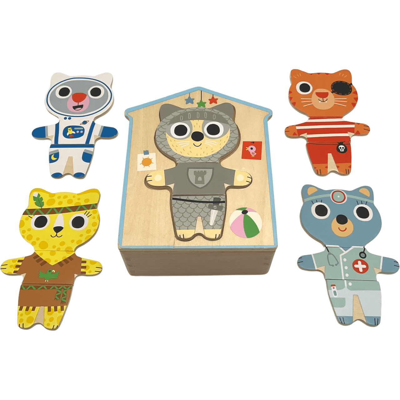 Puzzle Dressup Mix - KIDIBAM