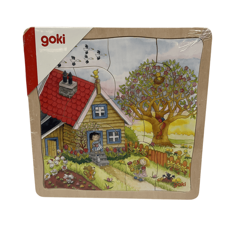 Puzzle empilable 4 couches Les quatre saisons 54 pièces - KIDIBAM