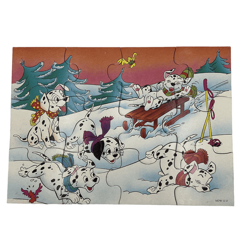 Puzzle en bois 101 Dalmatiens Disney 12 pièces - KIDIBAM