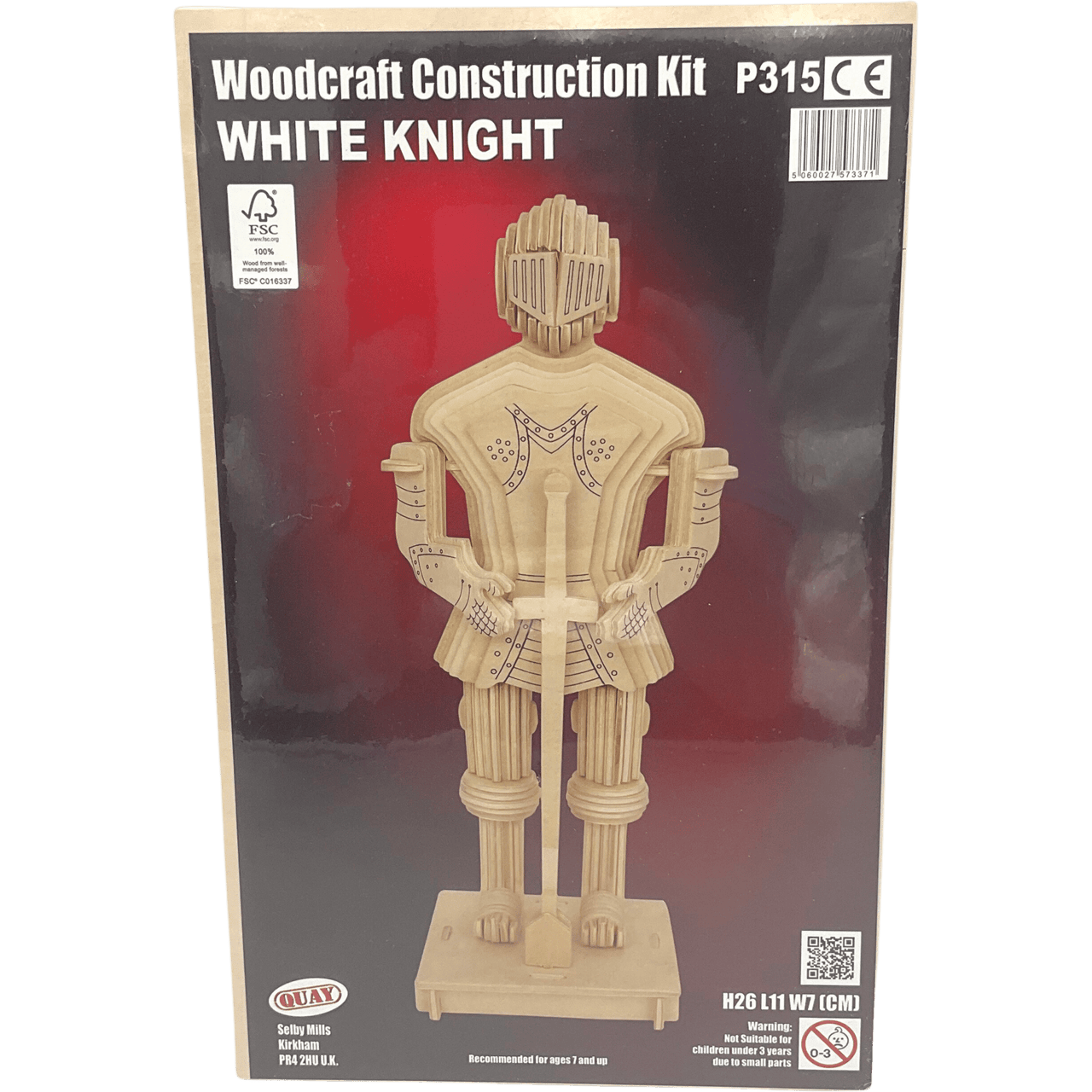 Puzzle en bois 3D Chevalier Blanc - KIDIBAM