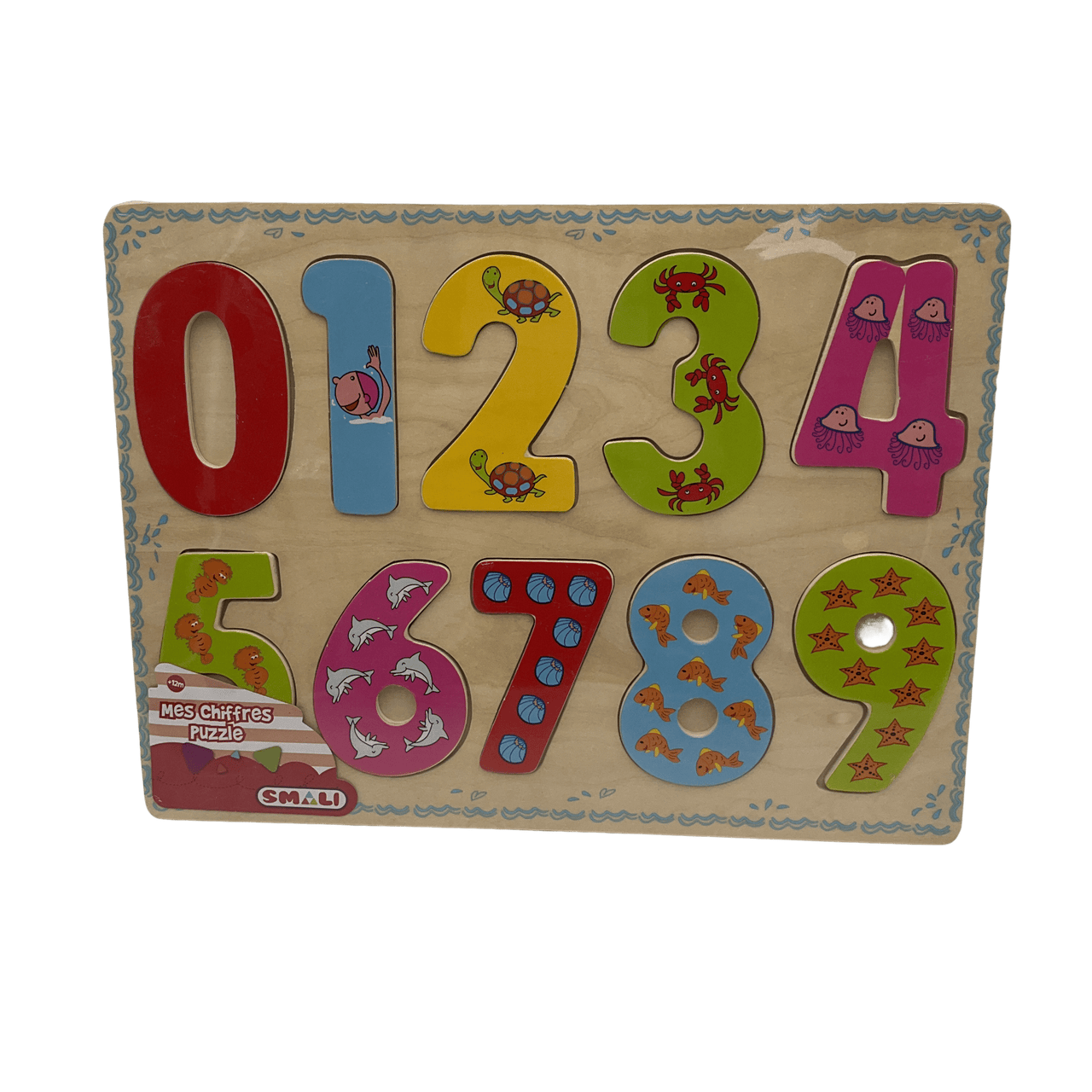 Puzzle en bois Mes chiffres - KIDIBAM