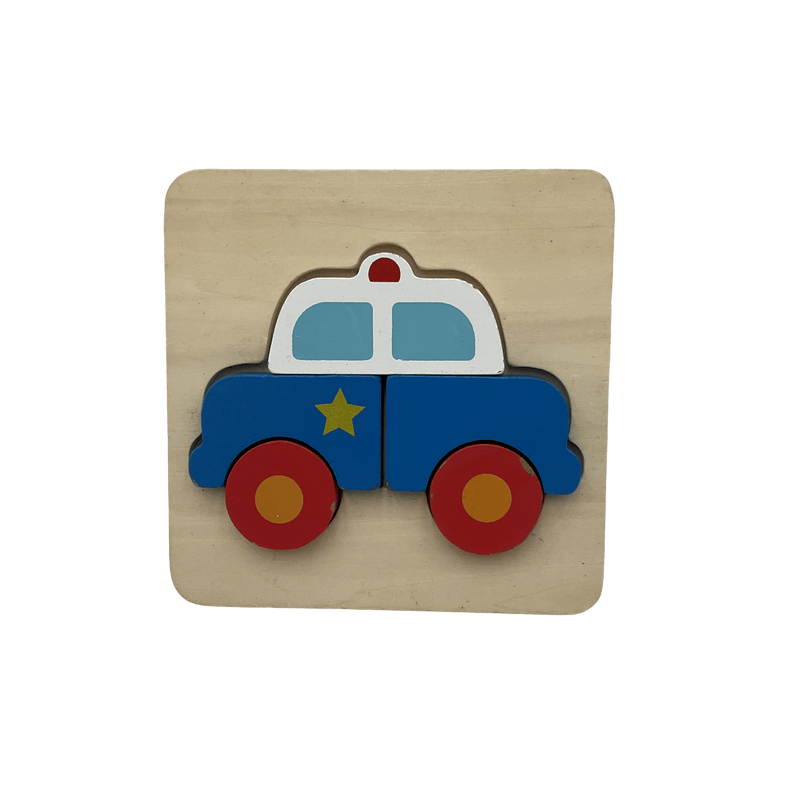 Puzzle en bois Voiture de police - KIDIBAM