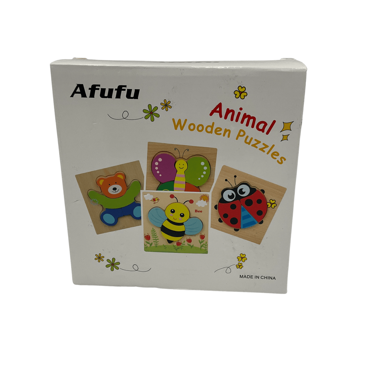 Puzzle encastrable en bois Animaux - KIDIBAM
