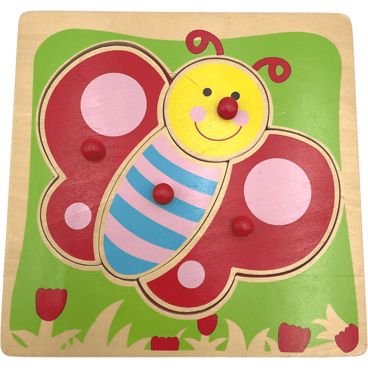 Puzzle encastrable Papillon - KIDIBAM
