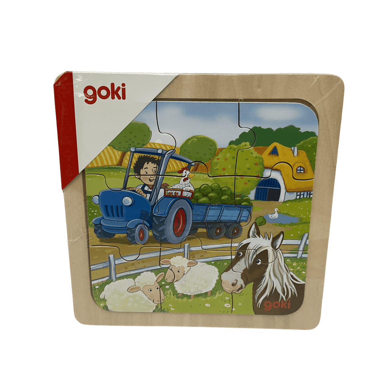 Puzzle ferme 9 pièces - KIDIBAM