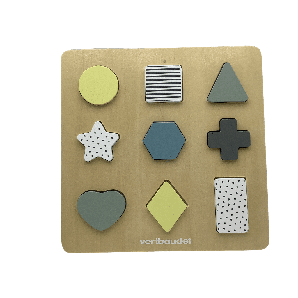 Puzzle formes à encastrer - KIDIBAM
