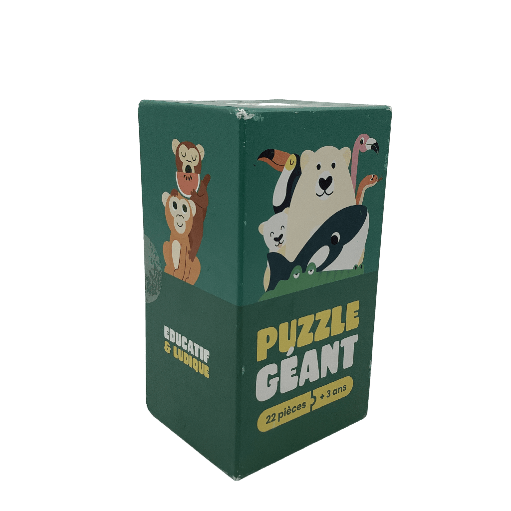 Puzzle Géant 22 pièces Animaux et leurs habitations - KIDIBAM