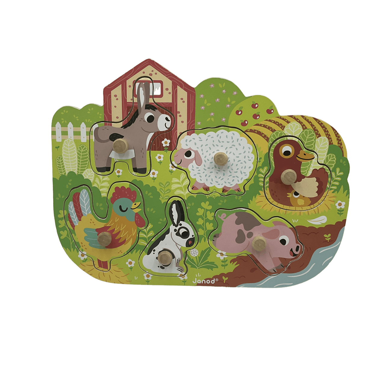 Puzzle Happy Farm 6 pièces - KIDIBAM