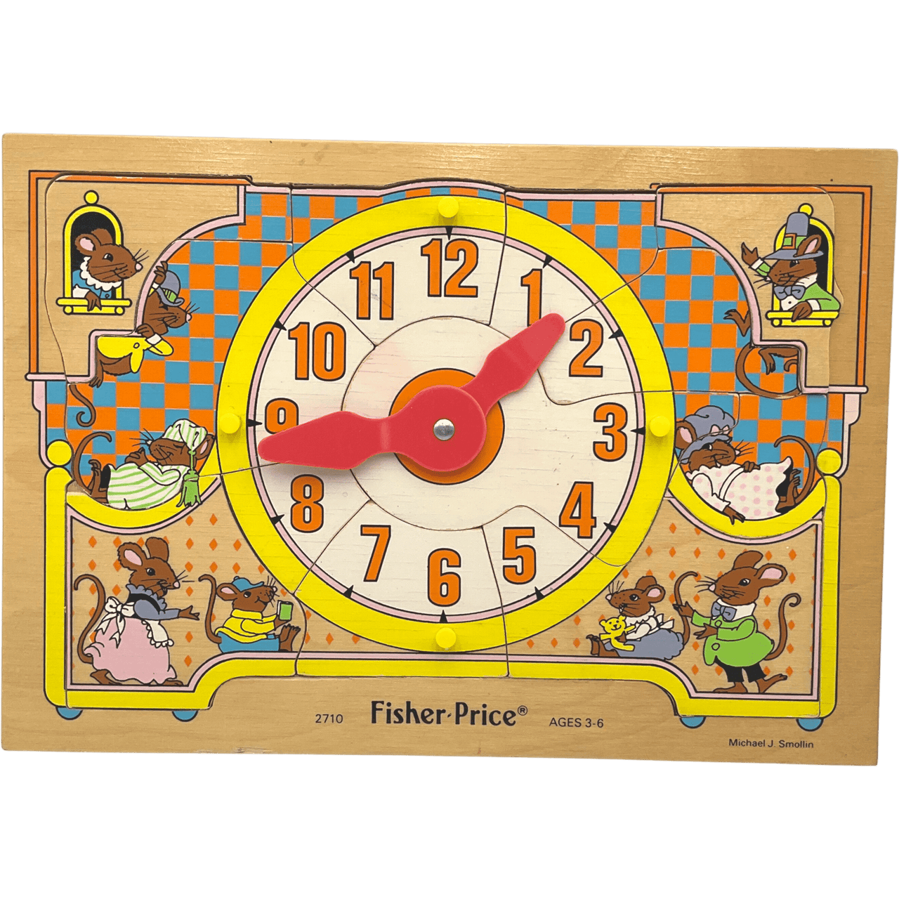 Puzzle Horloge 12 Pièces en Bois - KIDIBAM