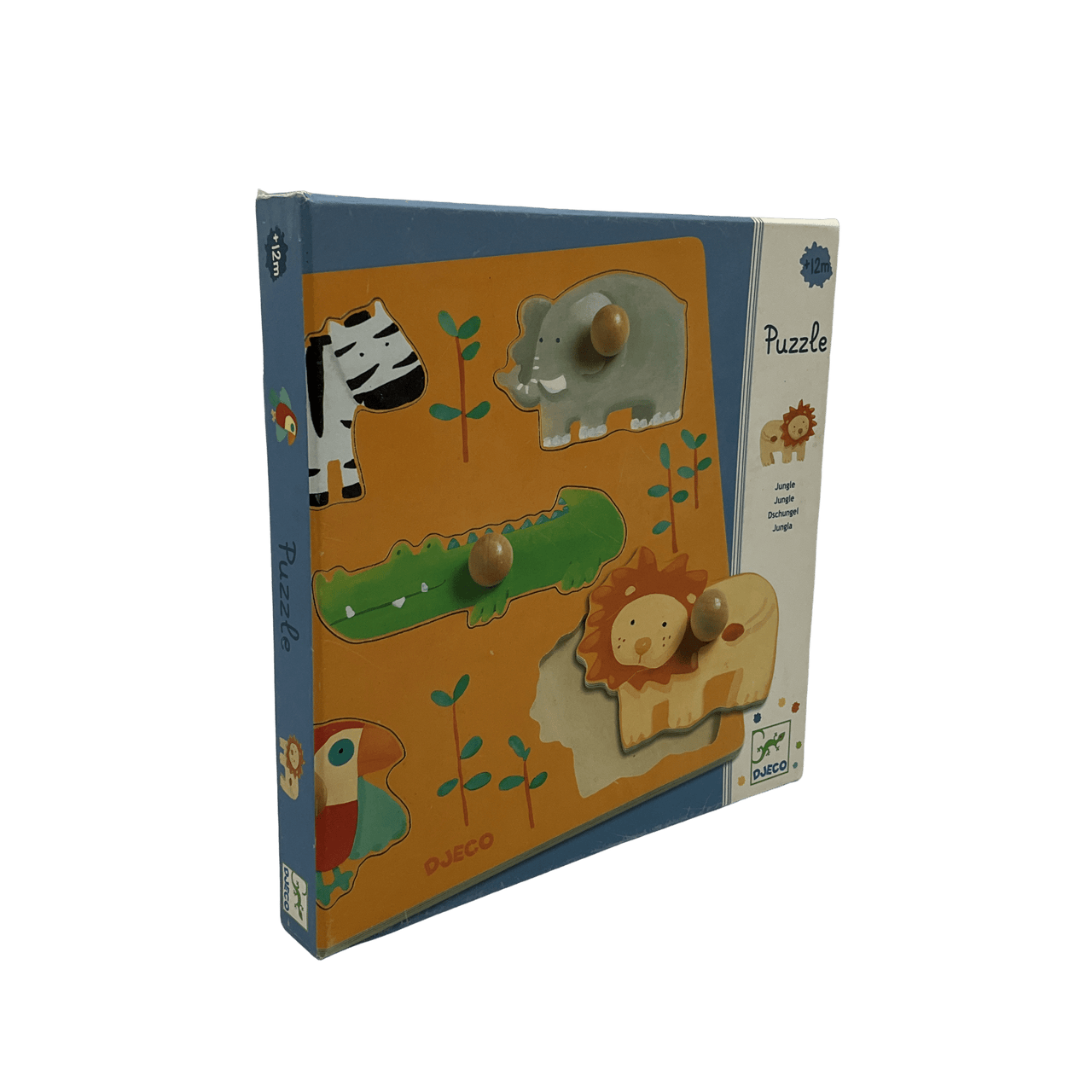 Puzzle Jungle 5 Pièces en bois - KIDIBAM