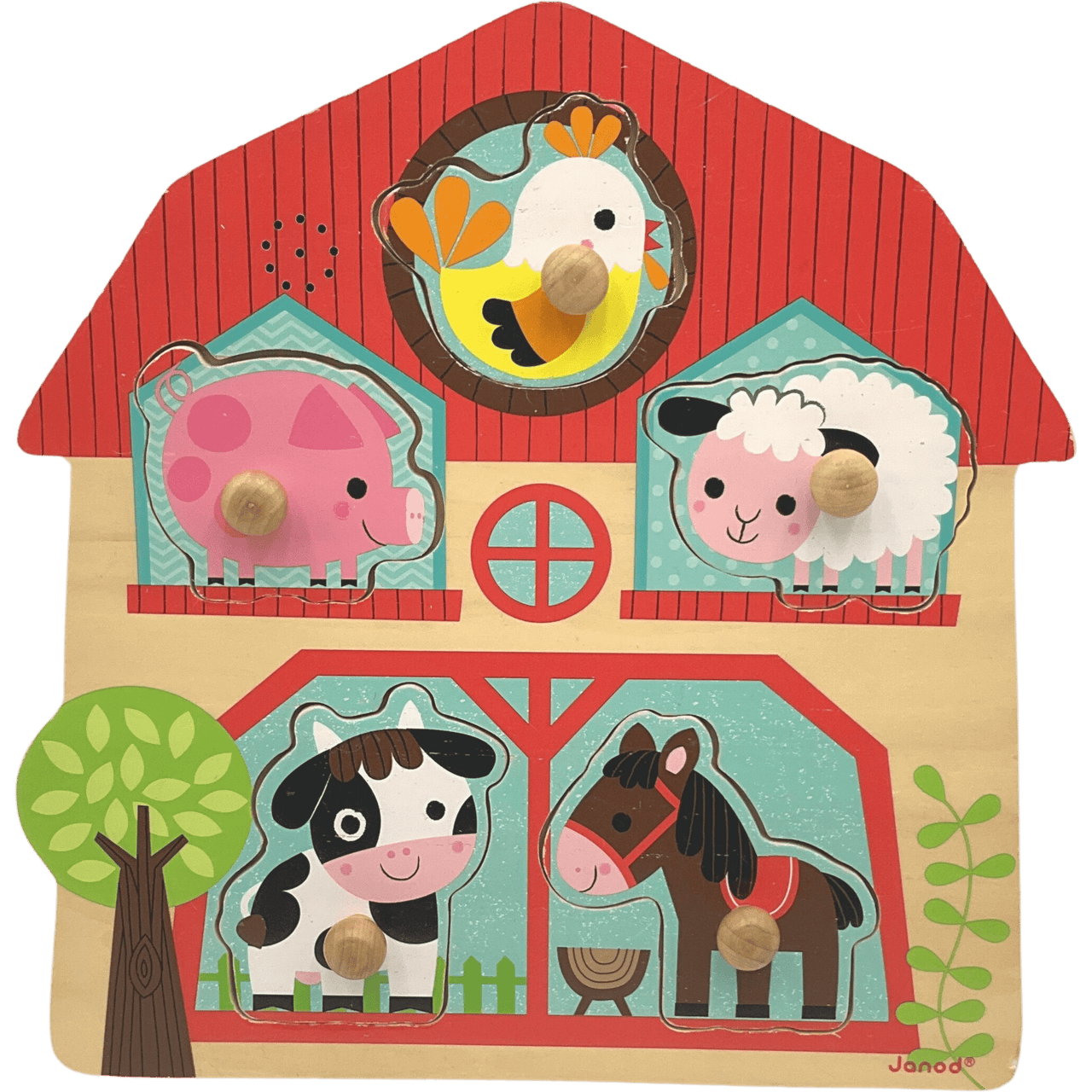 Puzzle Les copains de la ferme - KIDIBAM