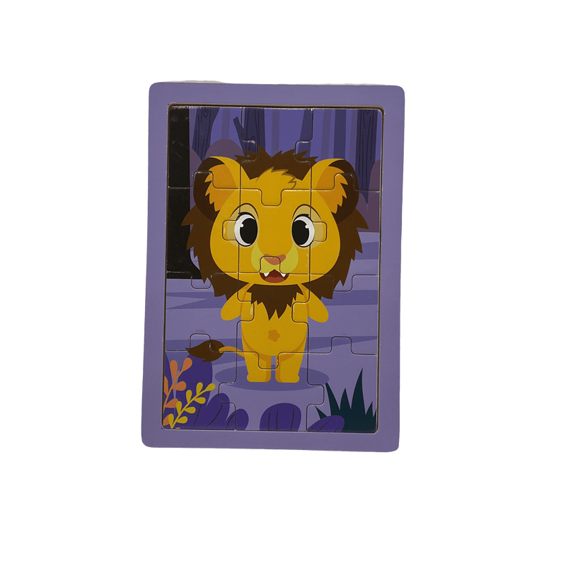 Puzzle lion 12 Pièces en bois - KIDIBAM