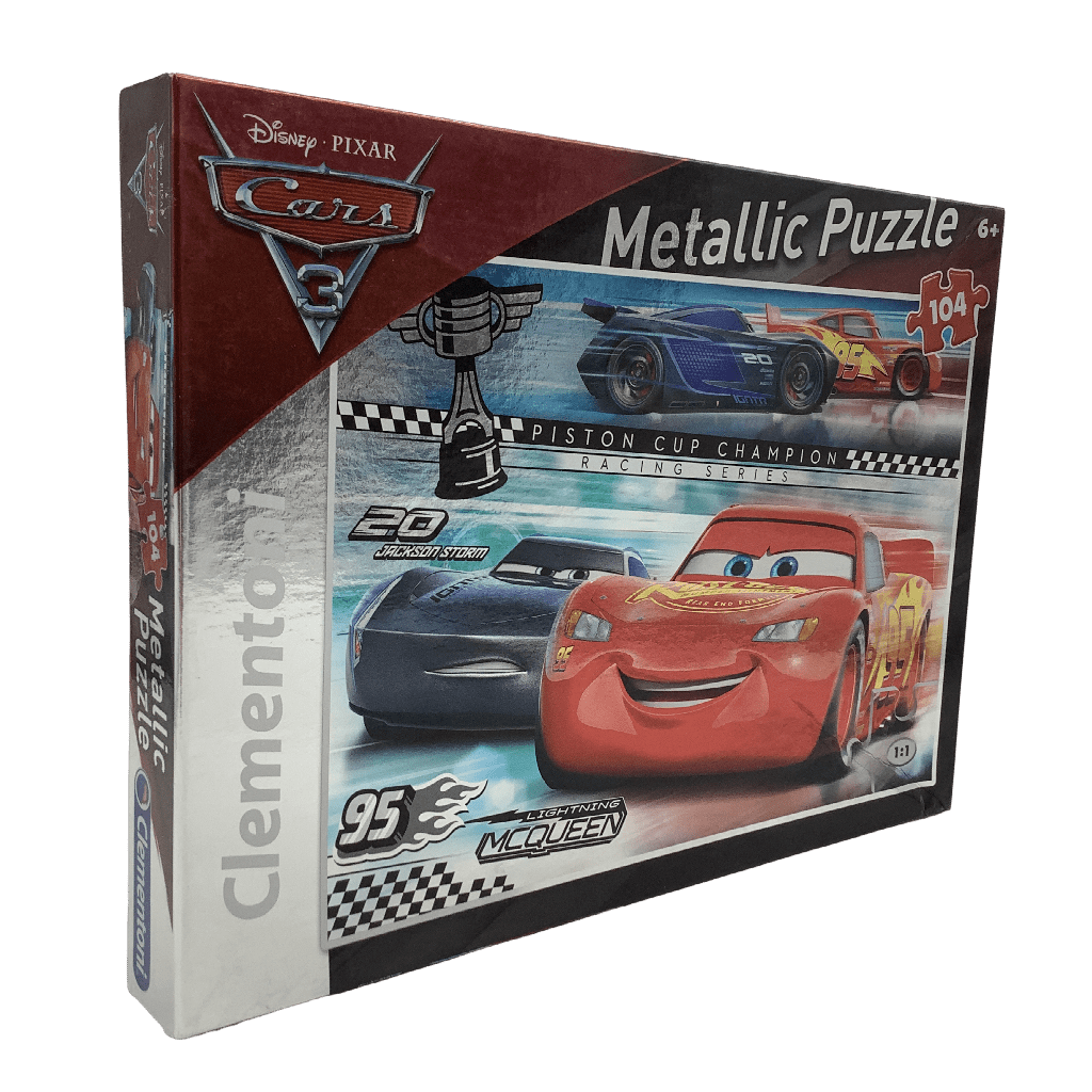 Puzzle métallisé 104 pièces Disney Cars 3 - KIDIBAM