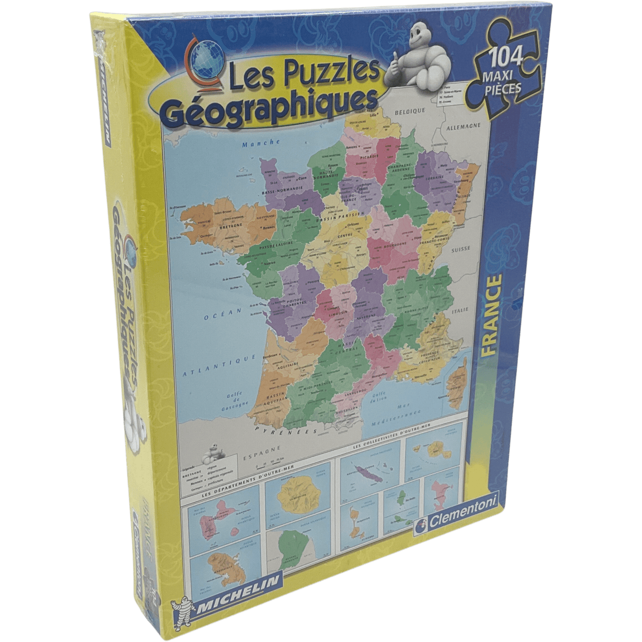 Puzzle Michelin 104 pièces France - KIDIBAM