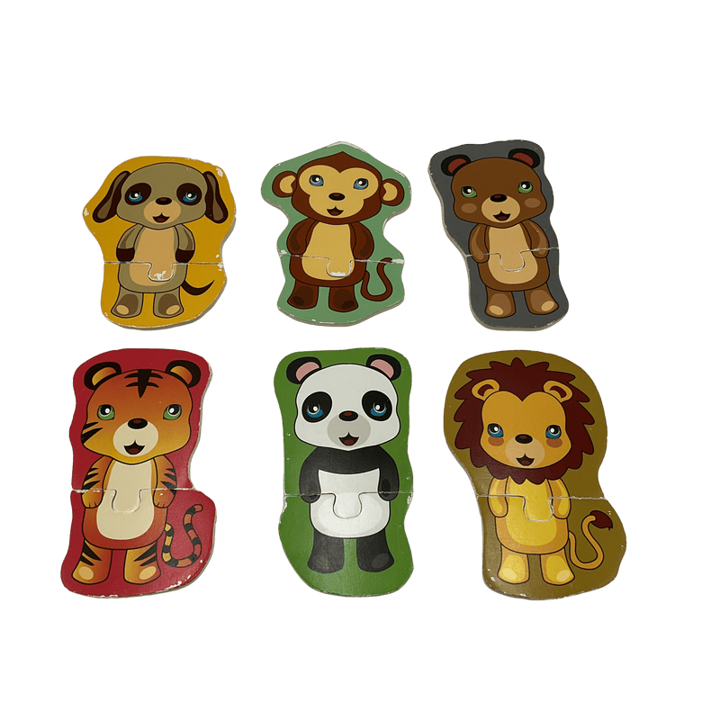 Puzzle personnages en bois 12 Pièces - KIDIBAM